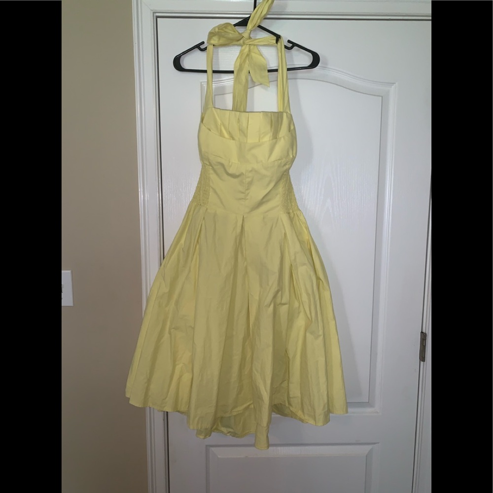 Unique Vintage pin up halter dress
